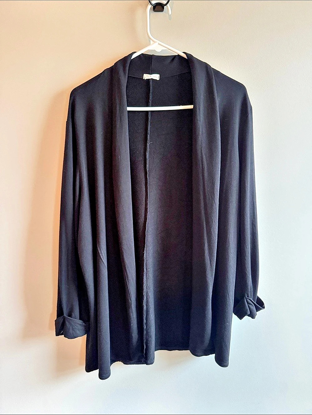 Studio LA Black Open Front Jacket